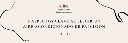 6 Aspectos clave al elegir un aire acondicionado de precisión