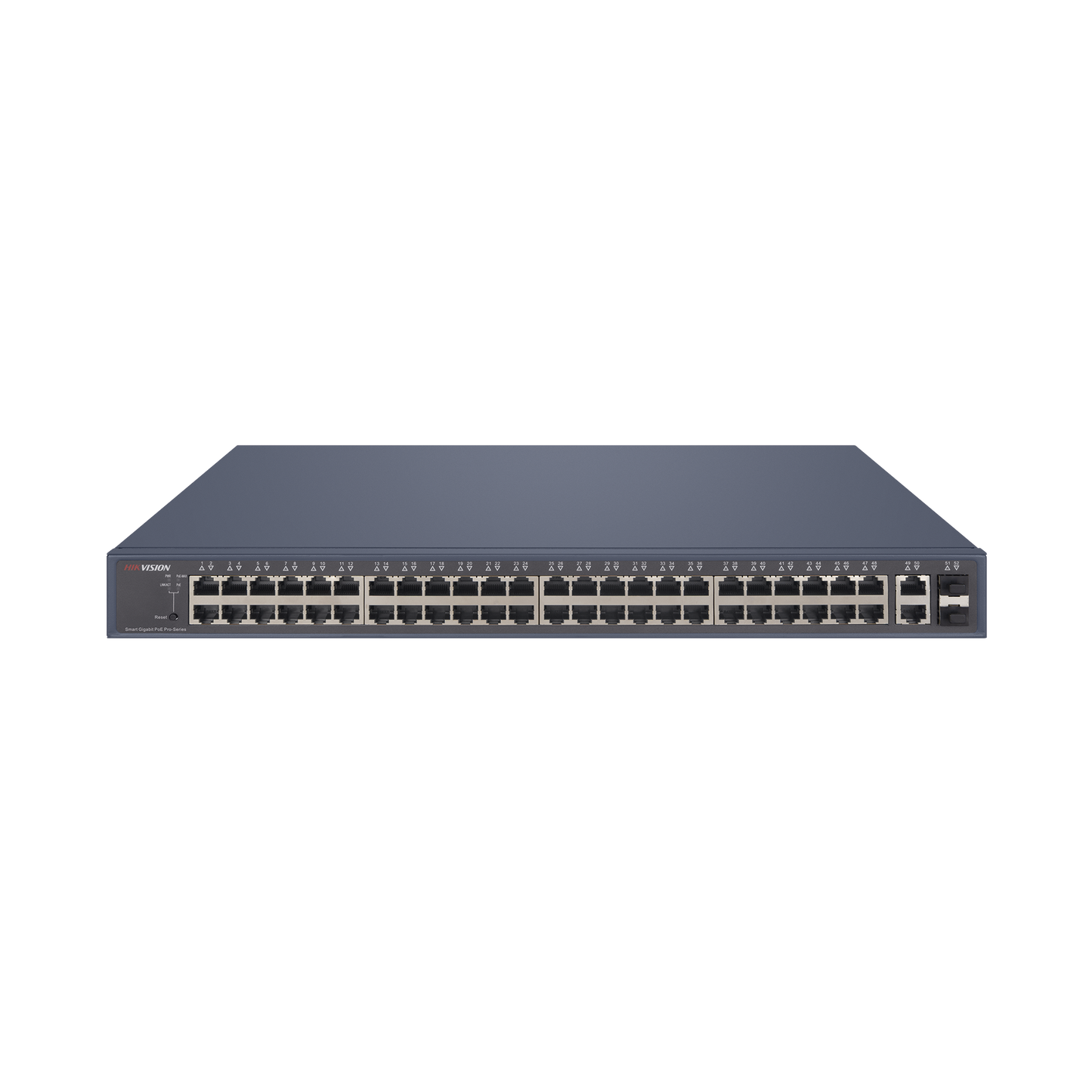 Switch PoE+ / Monitoreable / 48 Puertos 10/100/1000 Mbps PoE + 2 Puertos 10/100/1000 Mbps Uplink / 2 Puertos SFP