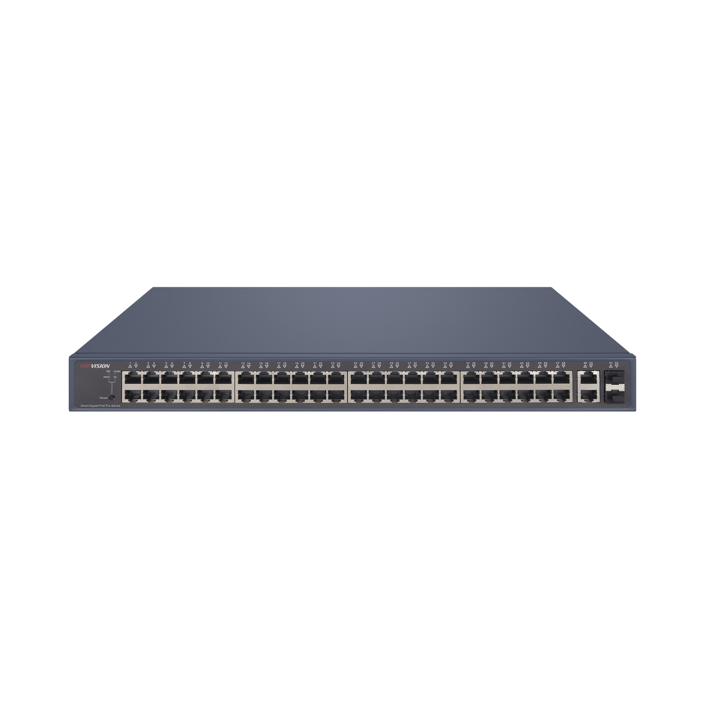 Switch PoE+ / Monitoreable / 48 Puertos 10/100/1000 Mbps PoE + 2 Puertos 10/100/1000 Mbps Uplink / 2  Puertos SFP