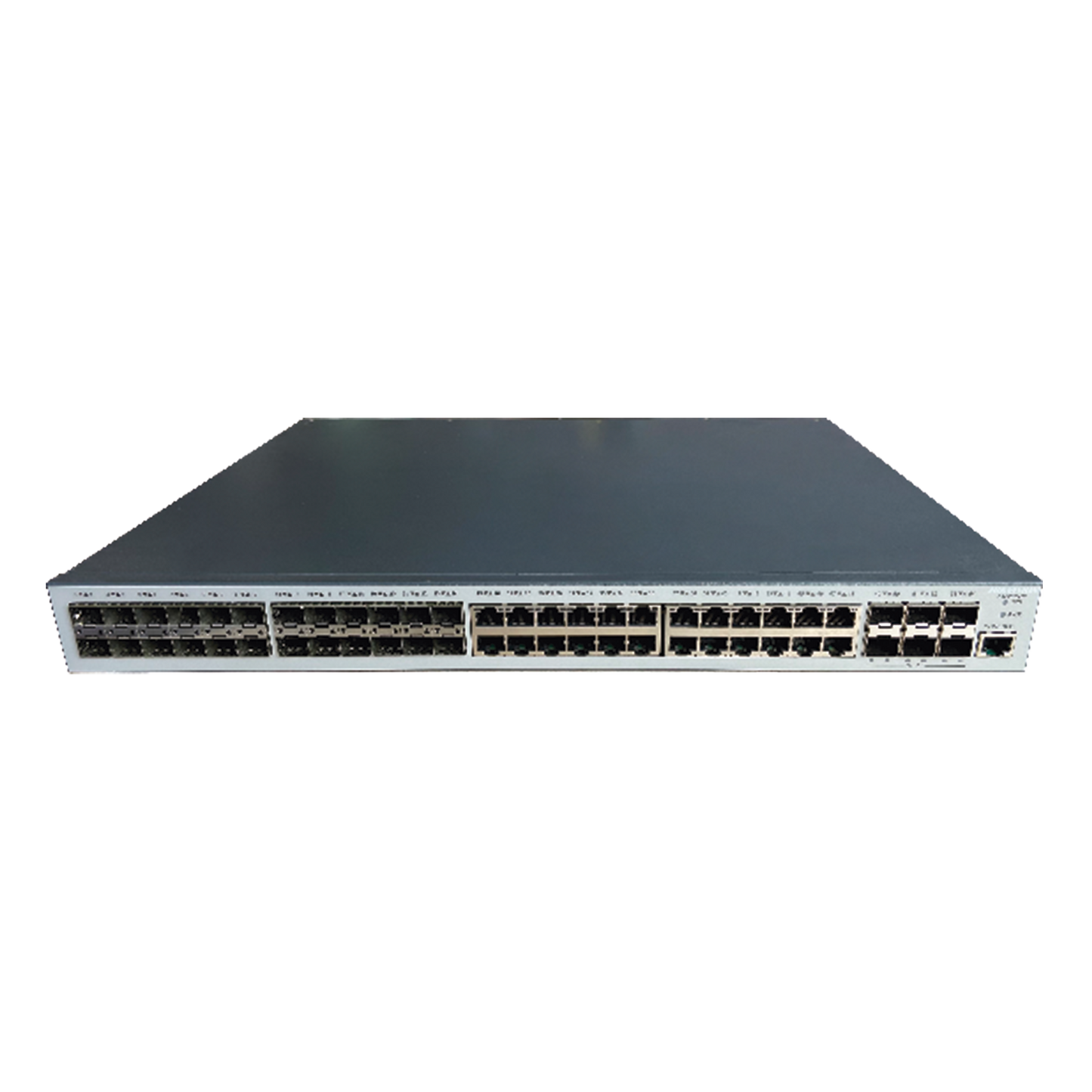 Switch Gigabit / Administrable Capa 3 / 24 puertos 10/100/1000 Mbps + 24 puertos SFP / 6 puertos SFP+ 10 G de Uplink.