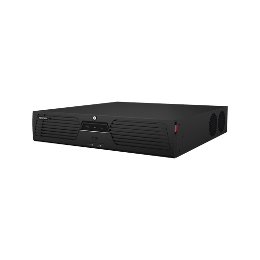[Doble Poder de Decodificación] NVR 32 Megapixel (8K) / 32 Canales IP / Soporta Cámaras con AcuSense / 8 Bahías de Disco Duro / 2 Tarjetas de Red / Soporta RAID con Hot Swap / HDMI en 4K / Soporta POS