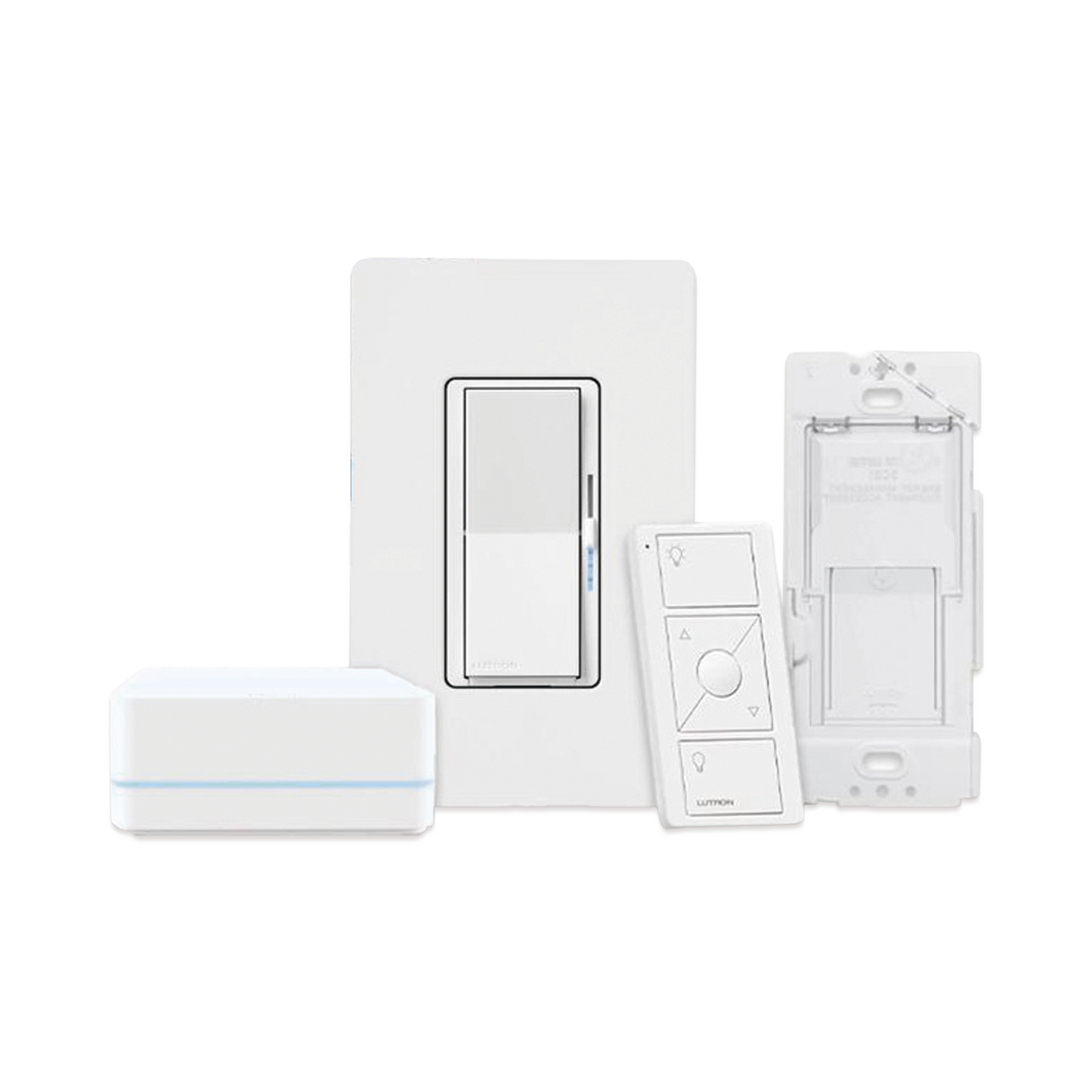 Control de iluminación, Kit Hub controlador, atenuador (dimmer), control y tapa.
