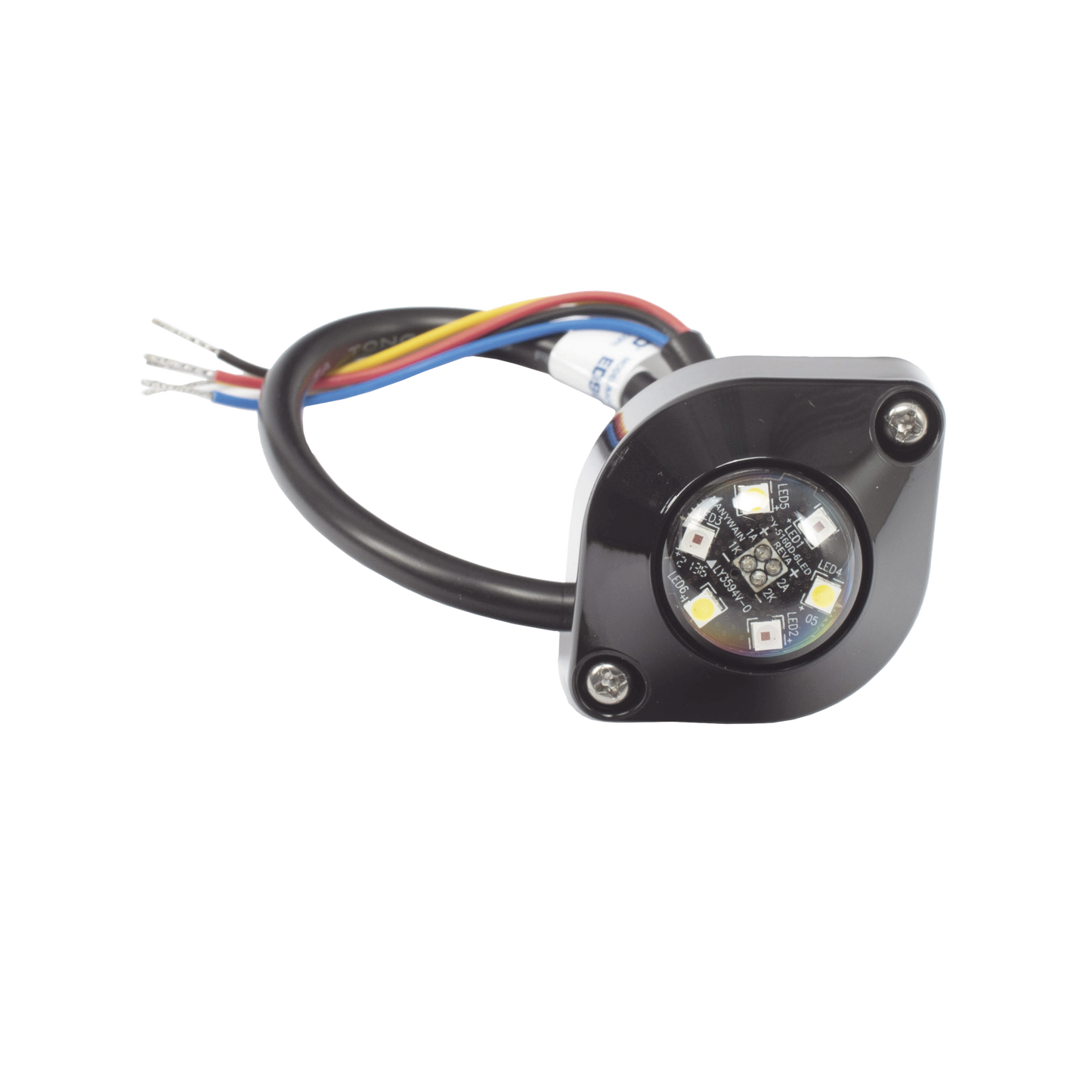 Lampara Oculta de 6 LED Color Rojo/Claro Serie ED9015