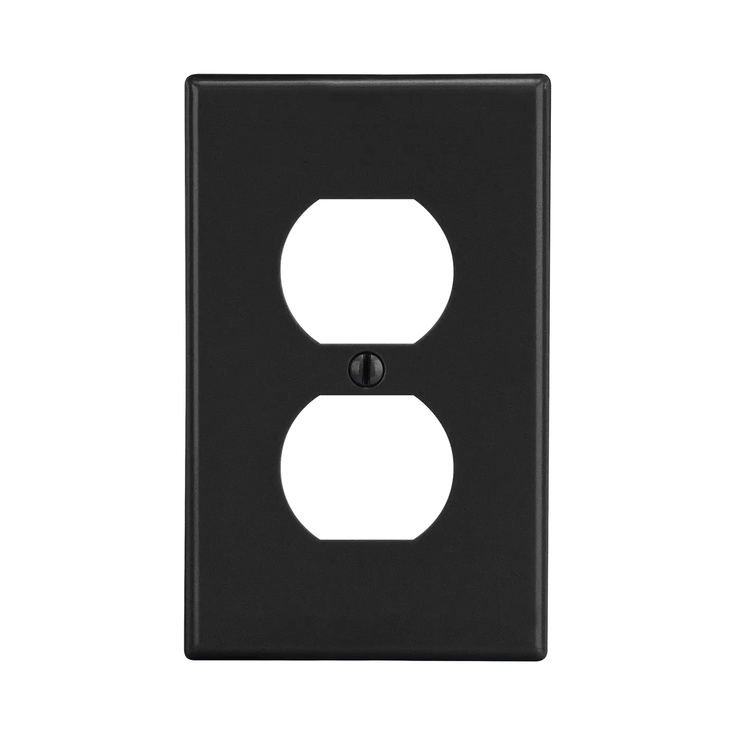 Tapa para Contacto Dúplex Color Negro.