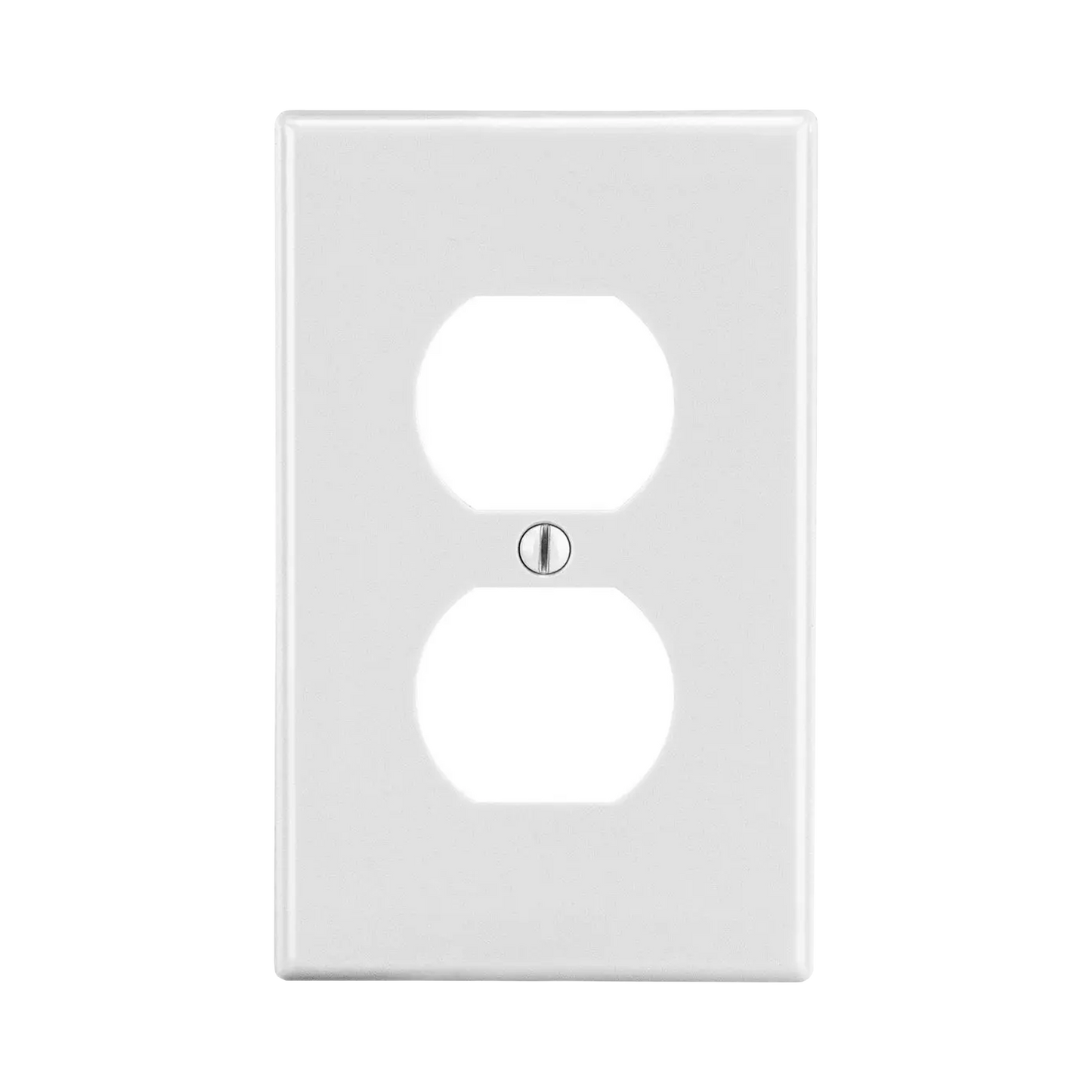 Tapa para Contacto Dúplex Color naranja.