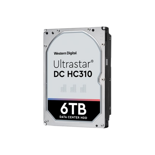 Disco Duro Enterprise 6 TB / Wester Digital (WD) / Serie Ultrastar / Recomendado para Data Center y NVRs de Alta Capacidad / Alto Performace