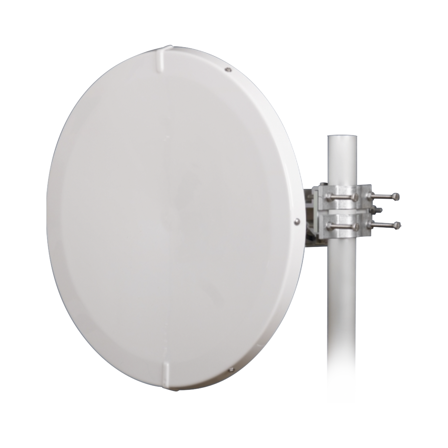 Antena Direccional de Alto Rendimiento / 31 dBi / 2 ft / 5.9-7 GHz / Conectores N-Macho / Alto Aislamiento al Ruido / Fácil Montaje y herraje de acero inoxidable / Radomo Incluido