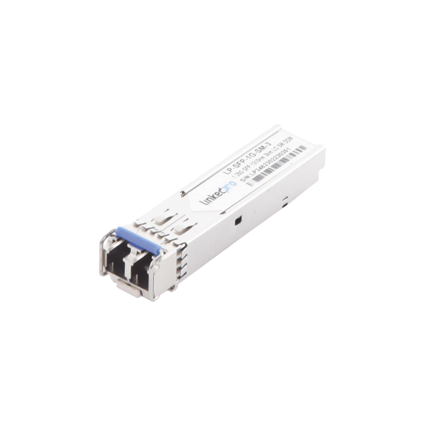 Transceptor SFP (Mini-Gbic) / Monomodo / 1.25 Gbps de velocidad / Conectores LC Dúplex / Hasta 3 km de Distancia
