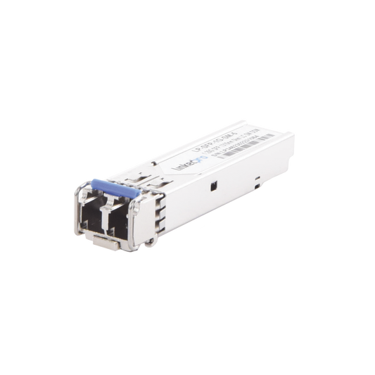 Transceptor SFP (Mini-Gbic) / Monomodo / 1.25 Gbps de velocidad / Conectores LC Dúplex / Hasta 5 km de Distancia