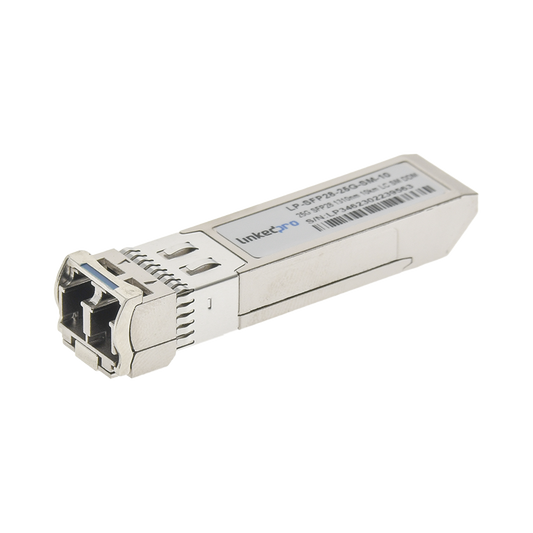 Transceptor SFP28 (Mini-Gbic) / Monomodo / 25 Gbps de velocidad / Conectores LC Dúplex / Hasta 10 km de Distancia