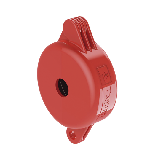 Dispositivo de Bloqueo Para Válvulas de Compuerta, Para Diámetros de 1 a 3 in, Color Rojo