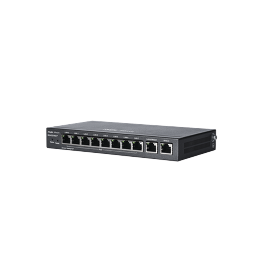 Router administrable cloud 10 puertos gigabit (8 son PoE), soporta 4x WAN configurables, hasta 200 clientes con desempeño de 600 Mbps asimétricos
