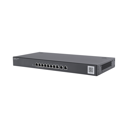 Router administrable , 6 puertos LAN  y 3 puertos LAN/WAN gigabit y 1 Puerto WAN gigabit, hasta 300 clientes con desempeño de 1.5 Gbps asimétricos