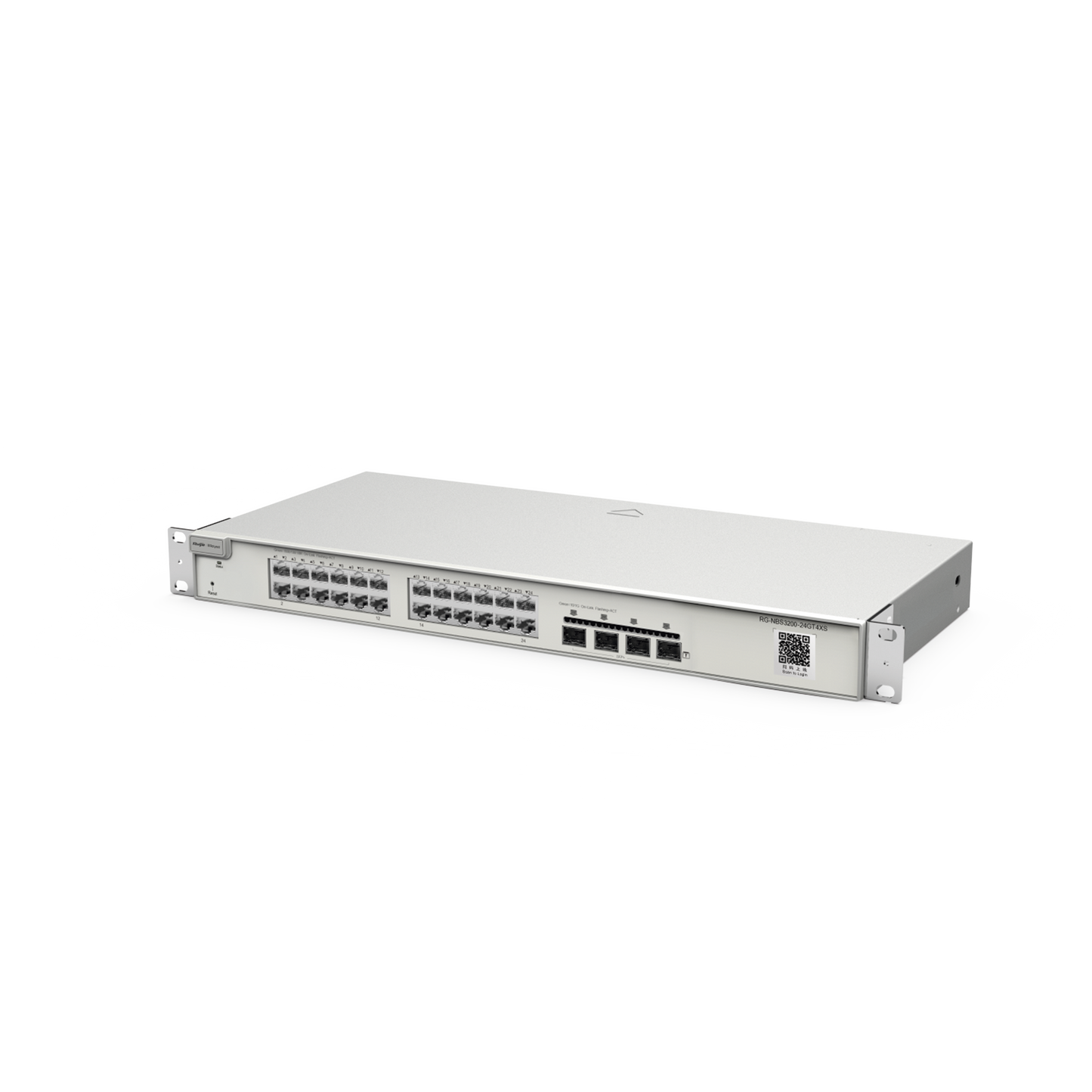 Switch Administrable PoE con 24 puertos Gigabit PoE 802.3af/at + 4 SFP+ para fibra 10Gb, gestión gratuita desde la nube, 370w
