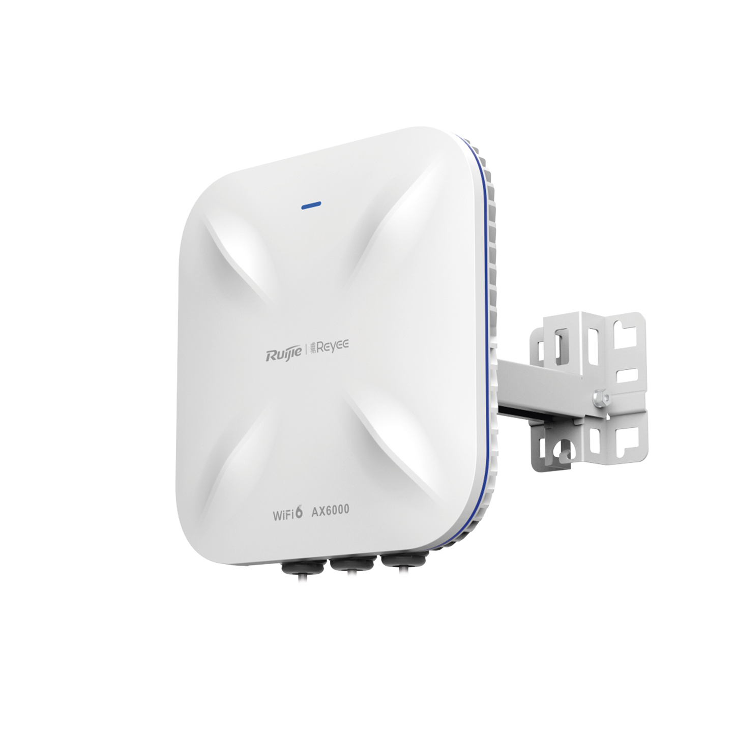 Punto de Acceso Wi-Fi 6 Industrial para Exterior 5.95Gbps, MU-MIMO4x4, 360°, Filtros Anti Interferencia y Auto Optimización con IA, puerto eth 2.5G y SFP