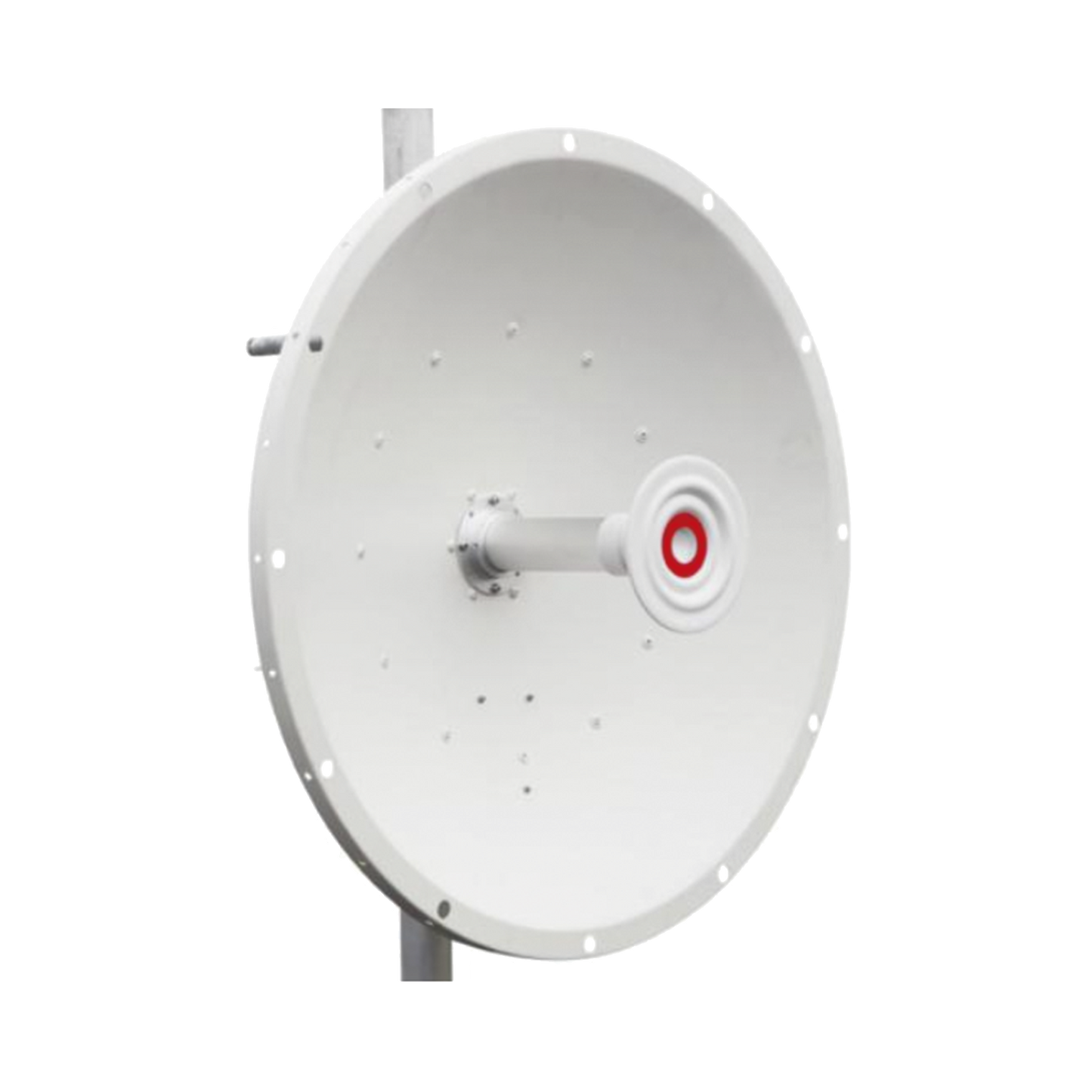 Antena direccional de 2ft, 5.1 a 7.1 GHz, Ganancia 30 dBi, Conectores N-hembra, Polarización doble, incluye montaje para torre o mástil