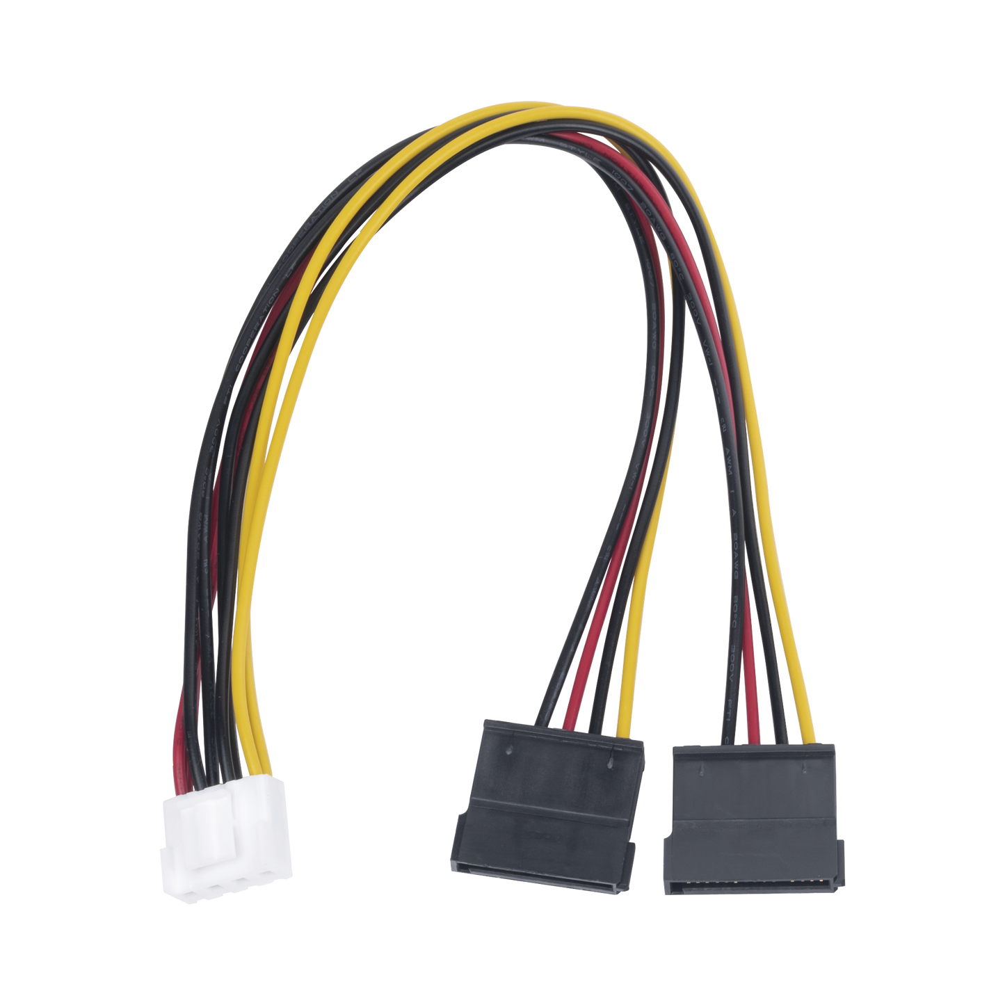 Cable Doble De Corriente Sata / Compatible Con Dvr'S Epcom / Hikvision