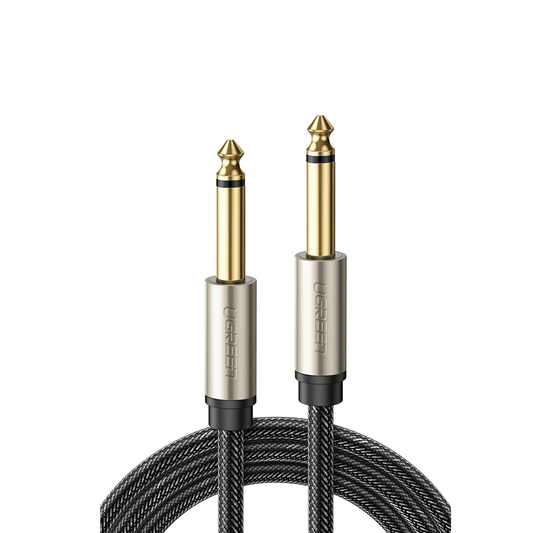 Cable de Audio 6.5mm Macho a 6.5mm Macho 5 Metros Color Negro