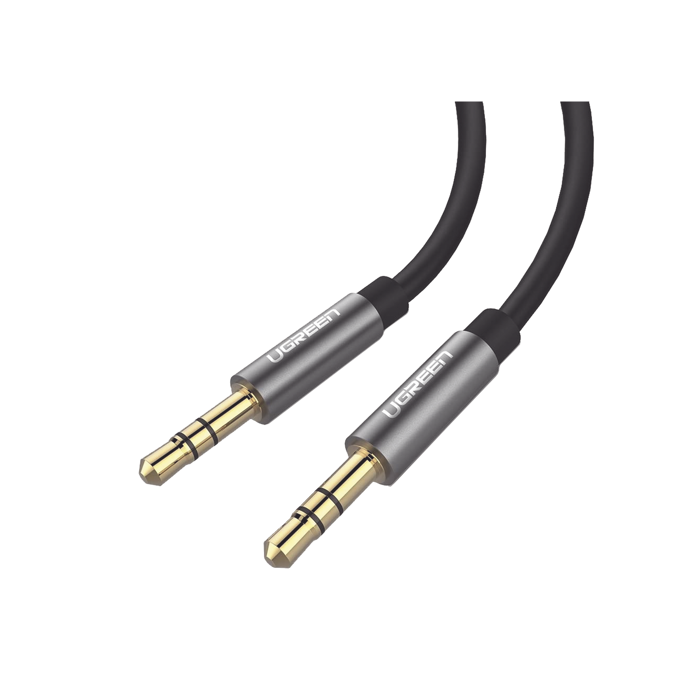 Cable Auxiliar 5 Metros Color Negro / Conector 3.5mm a 3.5mm Macho-Macho