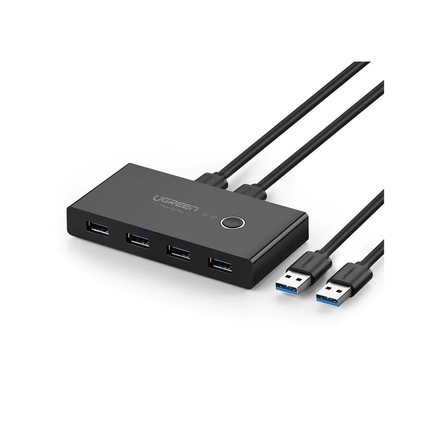 Hub Para Compartir 4 Usb3.0 En 2 Pc'S Mediante Un Botón