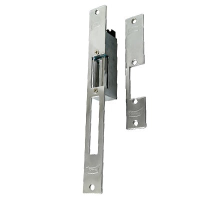 Contrachapa Eléctrica / Cerrada En Caso De Falla/ Color Cromo