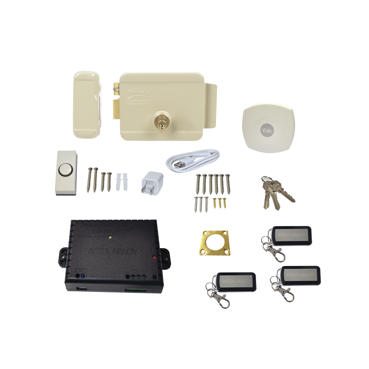 Kit Cerradura Eléctrica 321Dc Izquierda Y Hub Para Apertura A Través De Smartphone En Cualquier Parte Del Mundo
