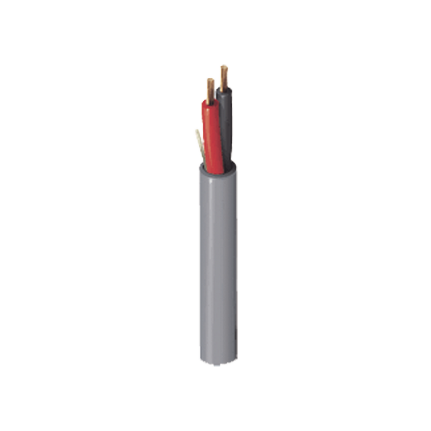 Bobina De 305 Metros De Cable 2 X 16 Awg, Gris Para Aplicaciones Multipropósito, Seguridad, Control De Acceso, Audio