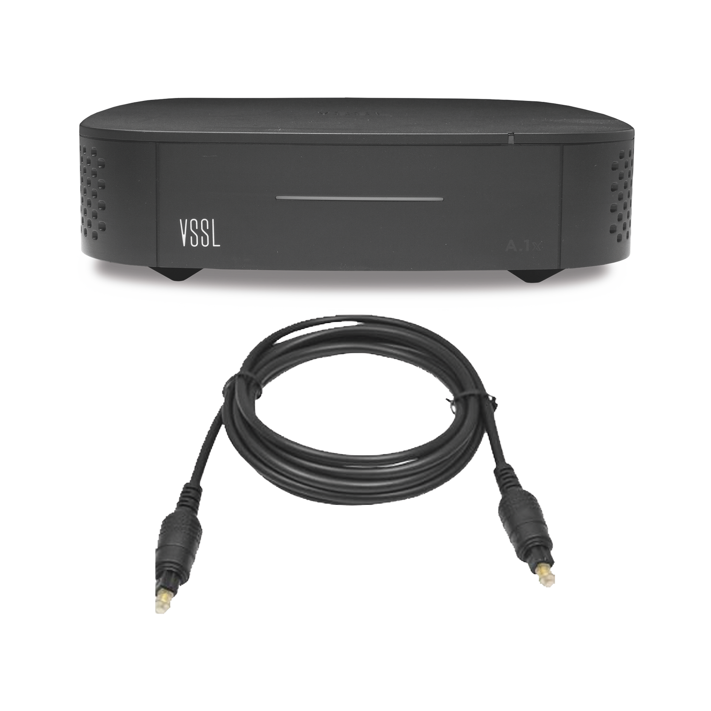 Amplificador una Zona de 2 Canales, 50 W por Canal, Con Cable TOSLINK Incluido, Transmisión por Chromecast, AirPlay, Alexa Cast, Spotify Connect