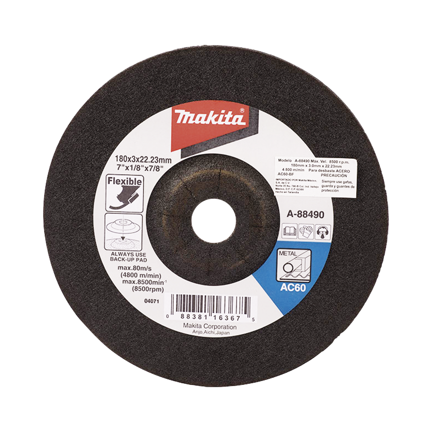 Disco De Desbaste De 7"