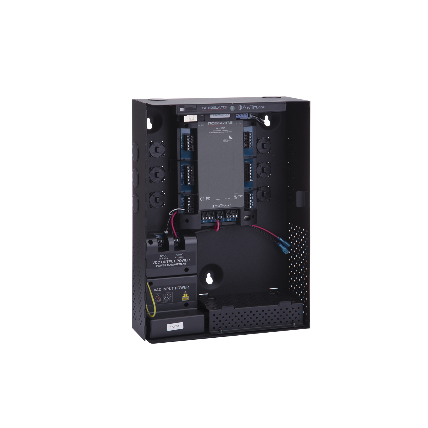 Controlador De Acceso Para 2 Lectoras / 30,000 Tarjetas / 20,000 Eventos / Incluye Gabinete Y Fuente De Alimentación / Nueva Generación!