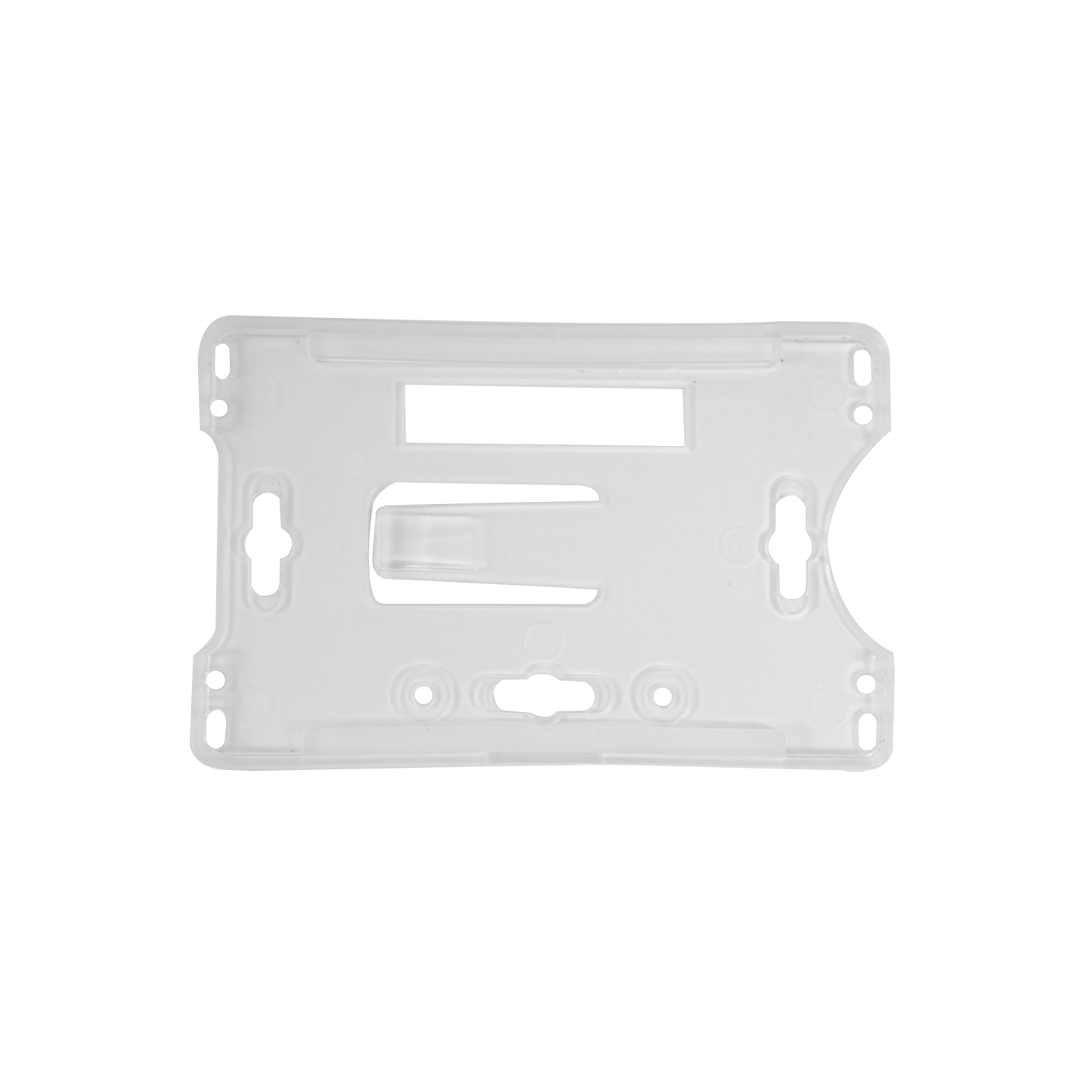 Porta Tarjeta De Plastico Abs / Transparente / Compatible Con Tarjetas Accesscardepc / Procardx