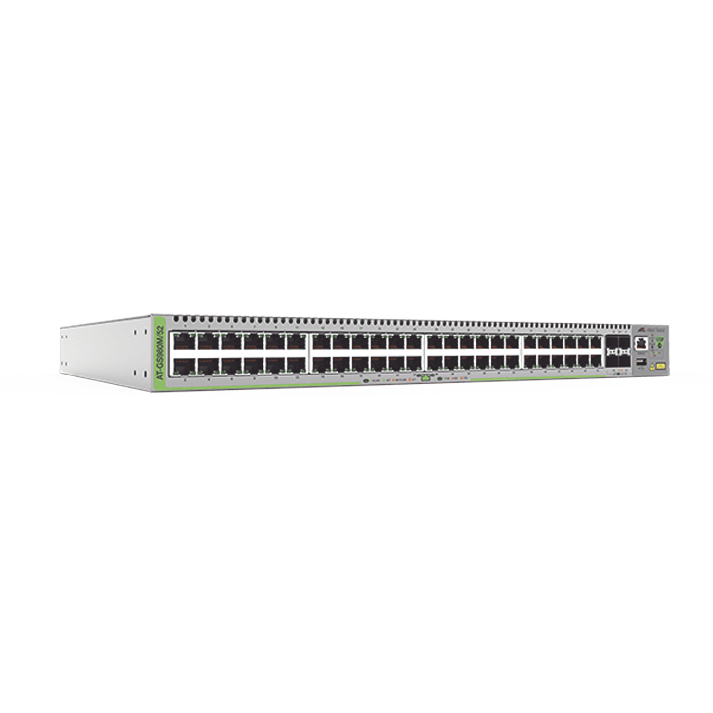 Switch Administrable Centrecom Gs980M, Capa 3 De 48 Puertos 10/100/1000Mbps + 4 Sfp Gigabit