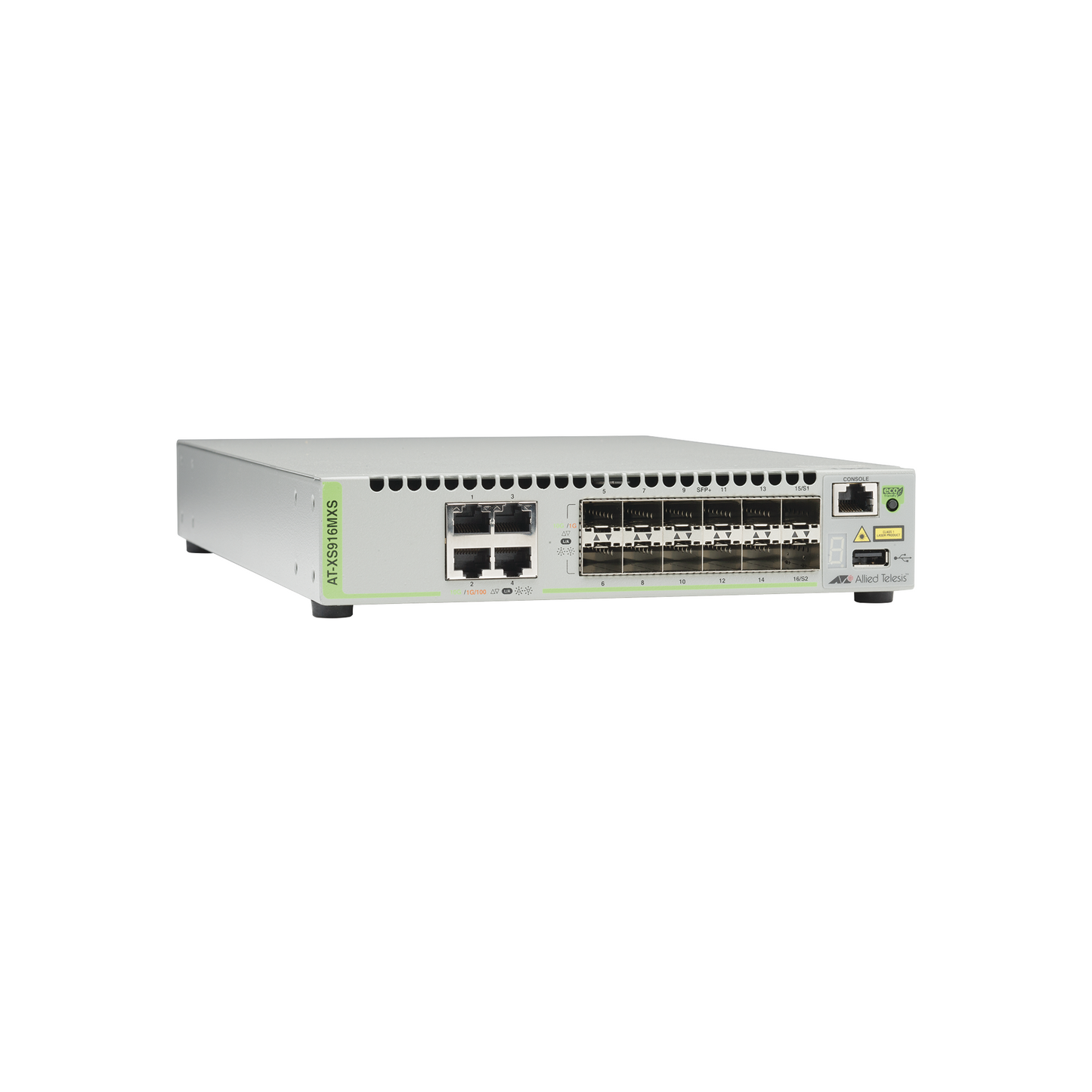 Switch Capa 3 Stackeable 10 Gigabit , 12 Puertos Sfp/Sfp+ 10G Y 4 Puertos 100/1000/10G Base-T (Rj-45)
