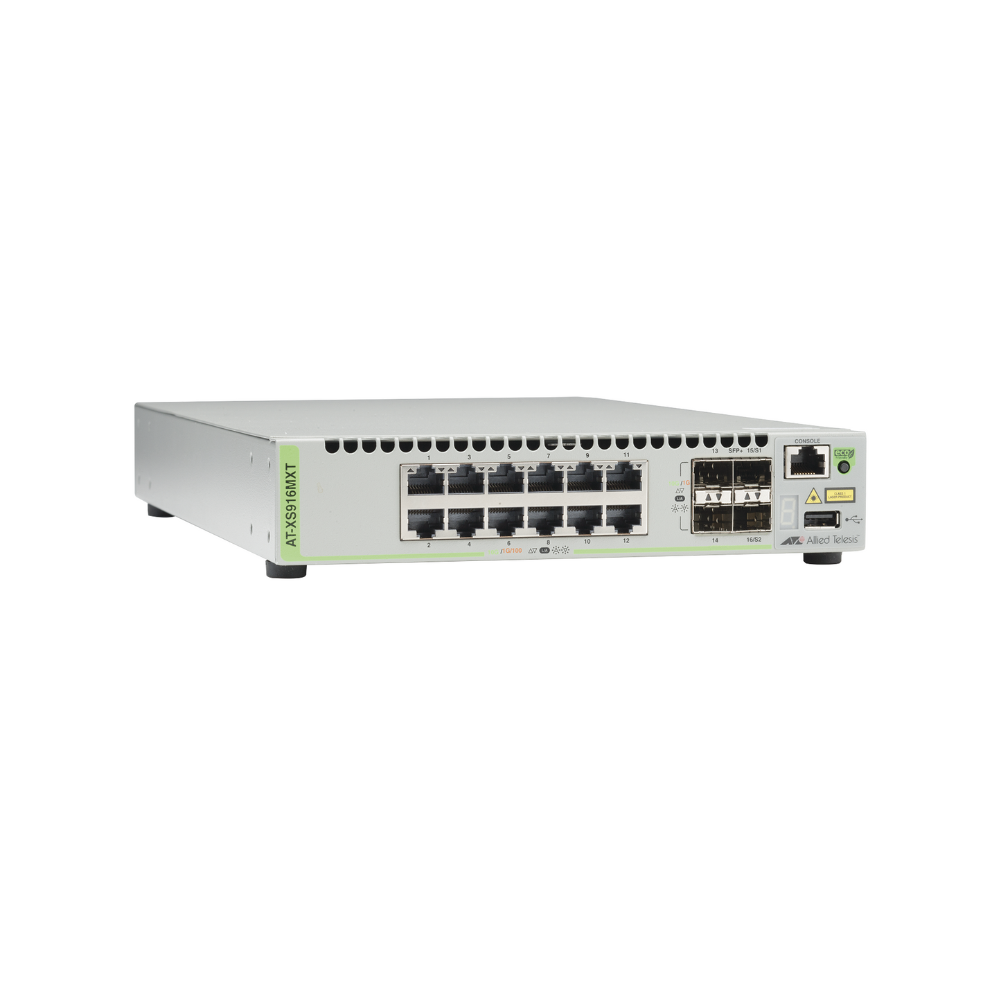 Switch Capa 3 Stackeable 10 Gigabit , 12 Puertos 100/1000/10G Base-T (Rj-45) Y 4 Puertos Sfp/Sfp+ 10G