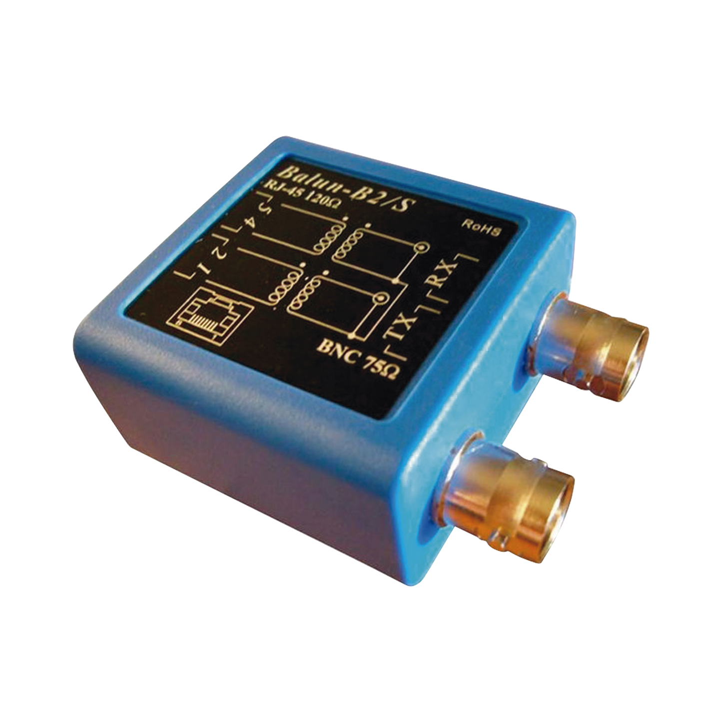 Balun E1 -Adaptador Bnc Hembra 75 Ohms A Jack Rj45 120 Ohms