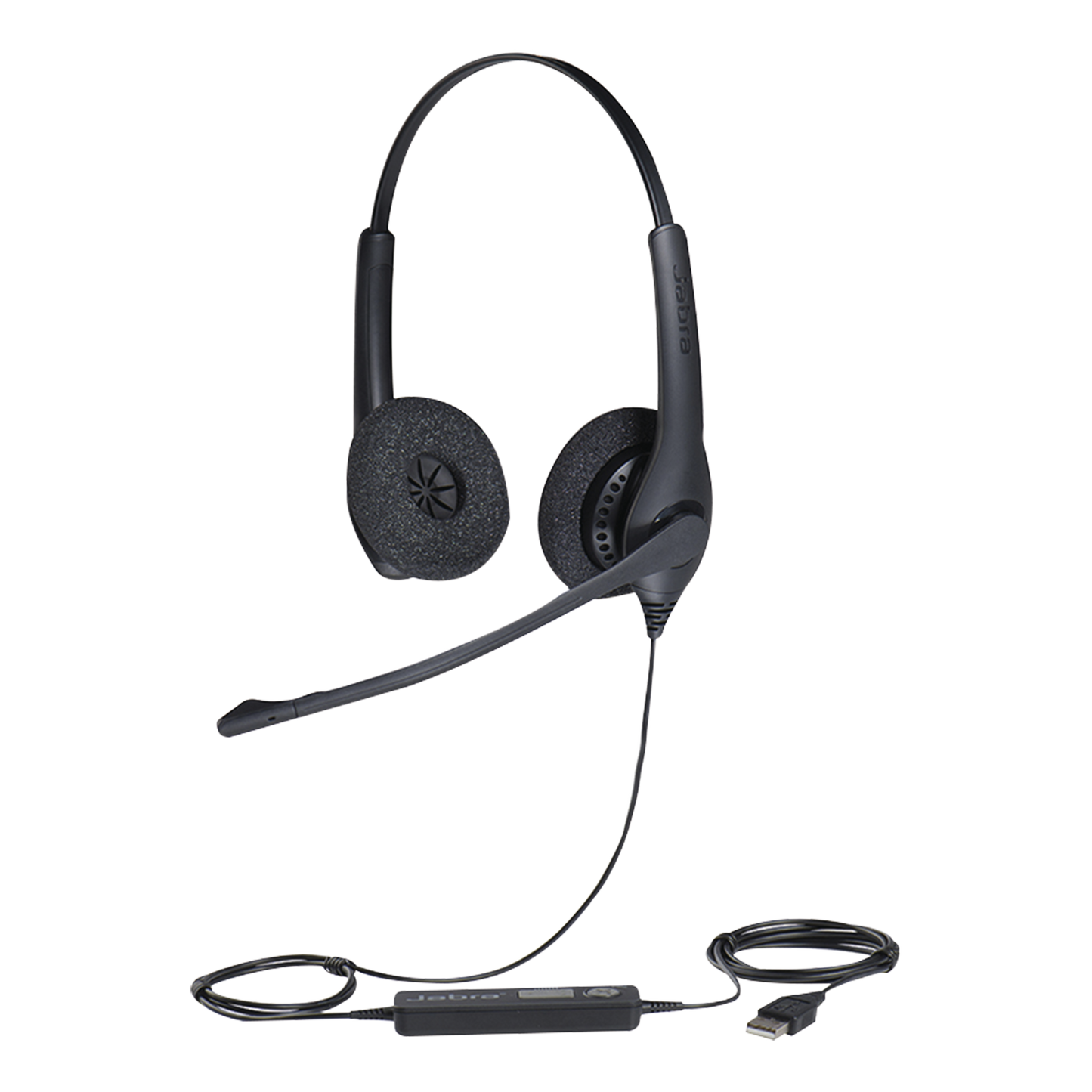 Jabra Biz 1500 Duo, Auricular Profesional Con Cancelación De Ruido, Ideal Para Contact Center Con Conexión Usb (1559-0159)
