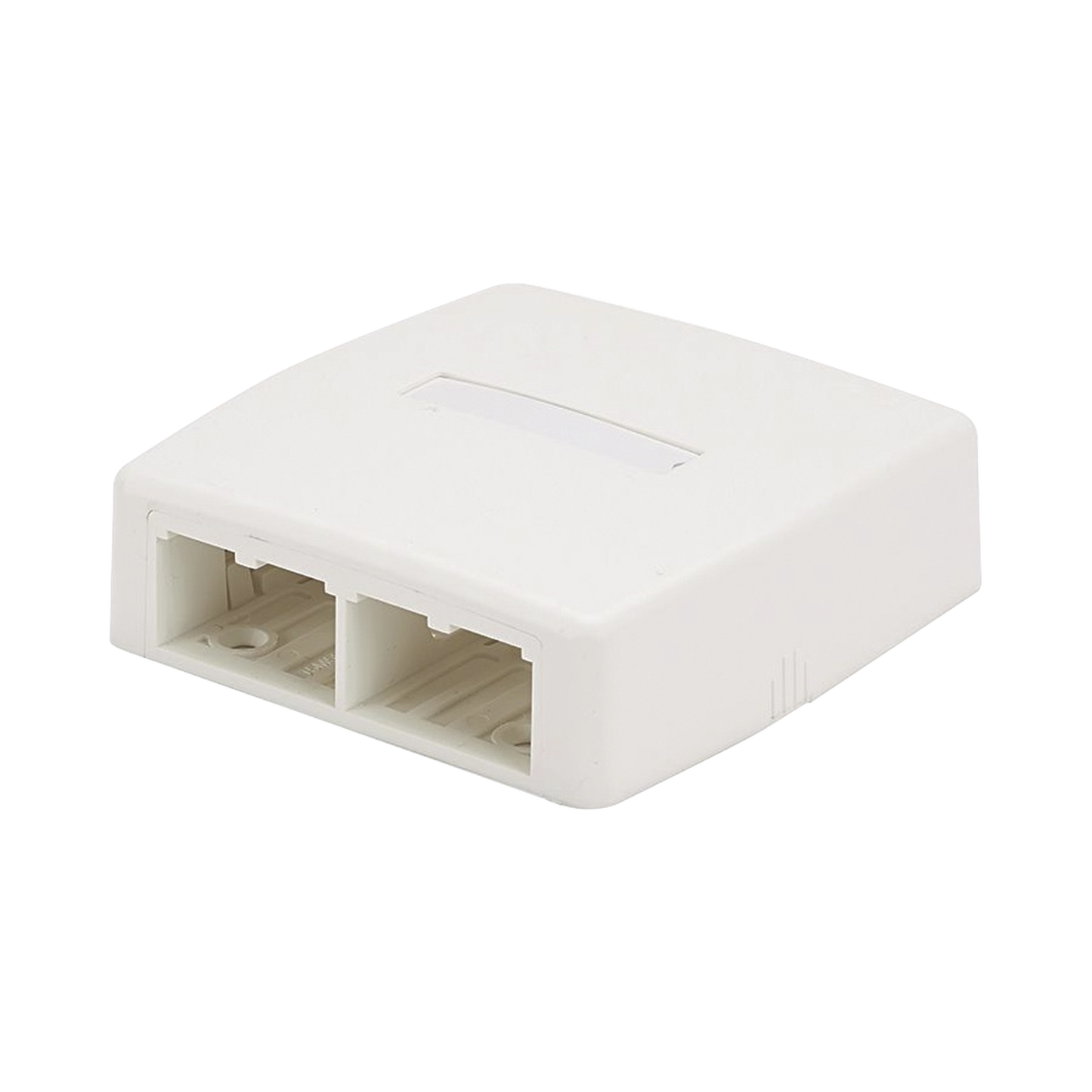 Caja De Montaje En Superficie, Para 4 Módulos Mini-Com, Color Blanco