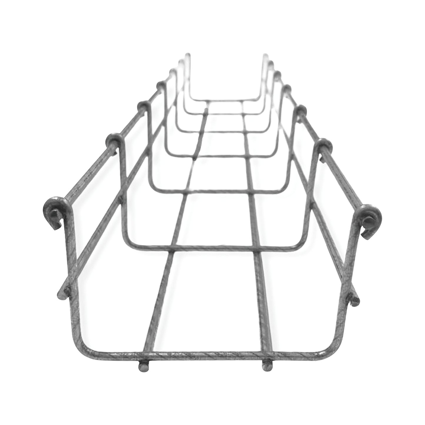 Charola Tipo Malla 54/100 Mm Bimetálica Para Instalación En Exterior O Interior, Extrema Resistencia Y Durabilidad. Hasta 86 Cables Cat6 (Tramo De 3 Metros)
