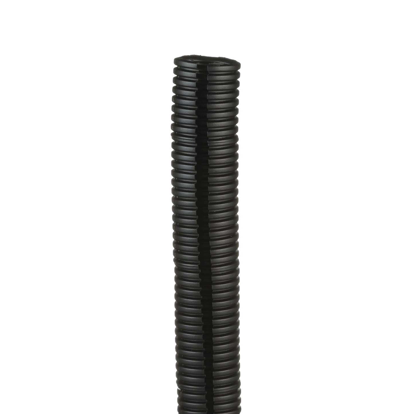 Tubo Corrugado Abierto Para Protección De Cables, 1In (25.4 Mm) De Diámetro, 30.5 M De Largo, Color Negro