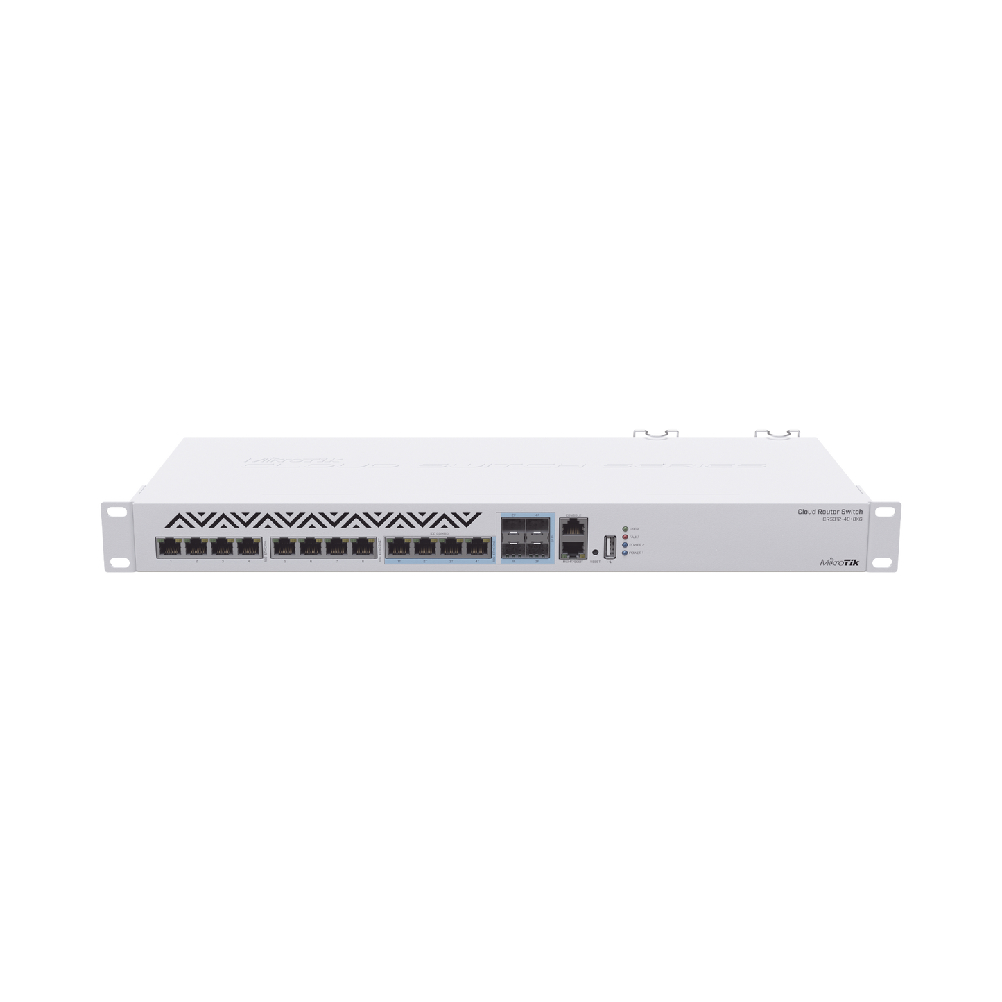 (Crs312-4C+8Xg-Rm) Cloud Router Switch 8 Puertos 10G Rj45, 4 Compartidos Rj45/Sfp+