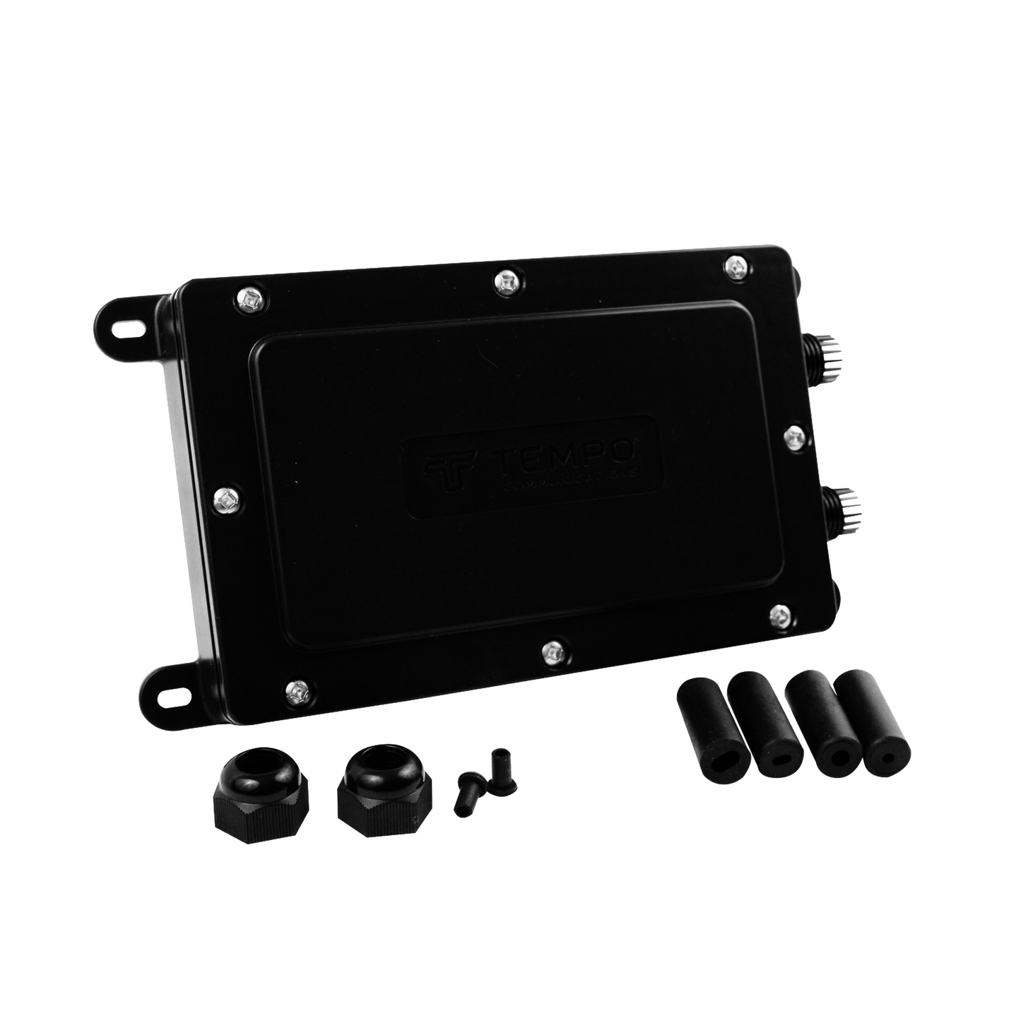 Cierre De Empalme Interior/Exterior Para 12 Fusiones, Ip68, 2 Puertos Laterales