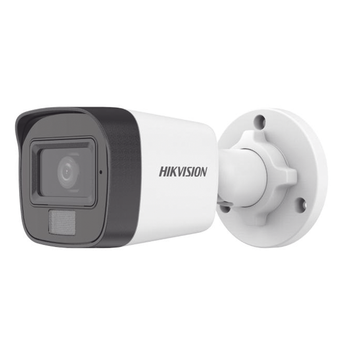 Cámara LUZ DUAL (IR + LUZ BLANCA) TURBOHD 2 Megapíxel (1080p) / Gran Angular 101° / Lente 2.8 mm / 30 mts IR EXIR / 20 mts Luz Blanca / Exterior IP67 / 4 Tecnologías / Micrófono Integrado