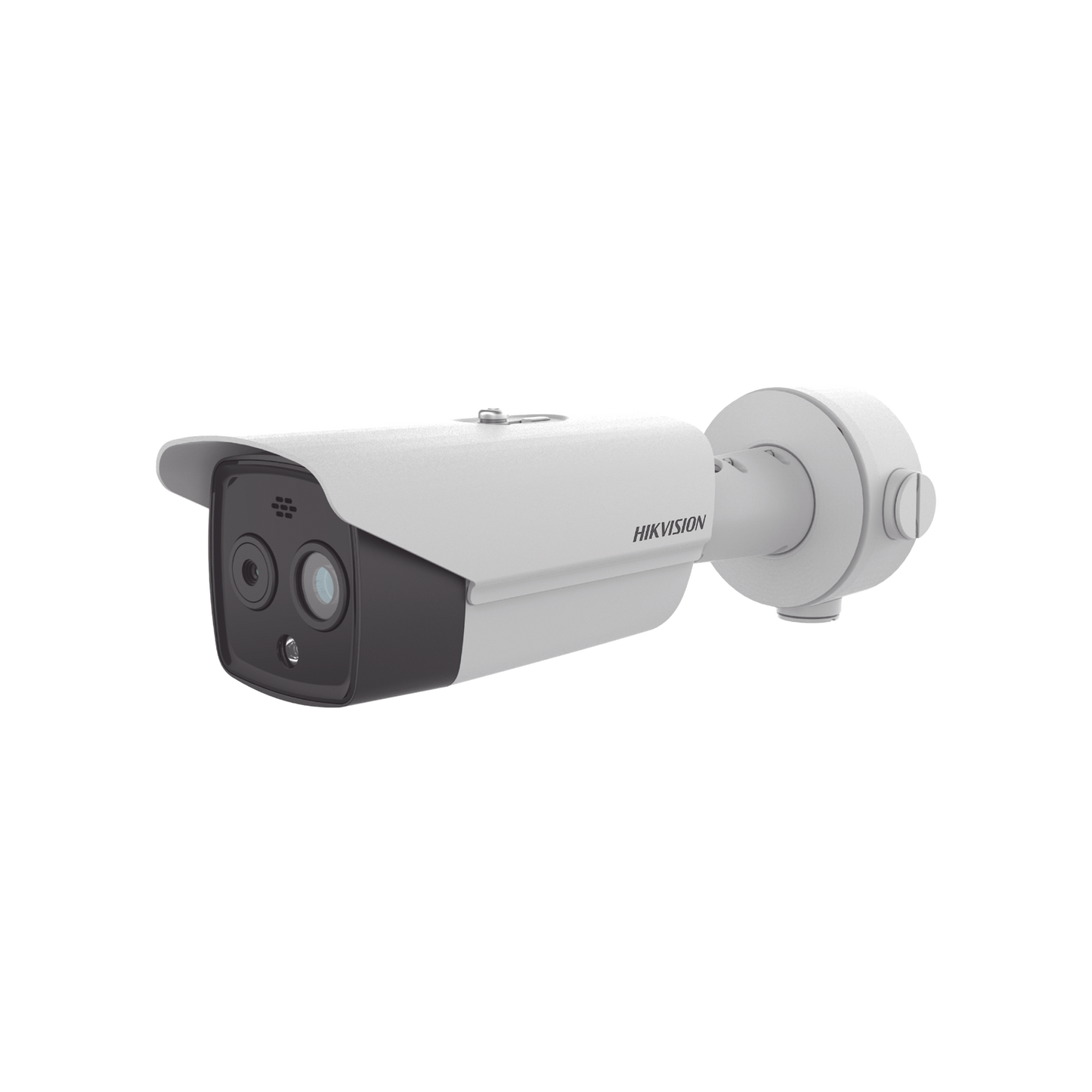 Bala Ip Dual / Térmica 9.7 Mm ( 256 × 192 ) / Óptico 8 Mm (4 Megapixel) / 30 Mts Ir / Exterior Ip67 / Poe / Termométrica / Detección De Temperatura / Sirena Y Luz Intermitente Integrada