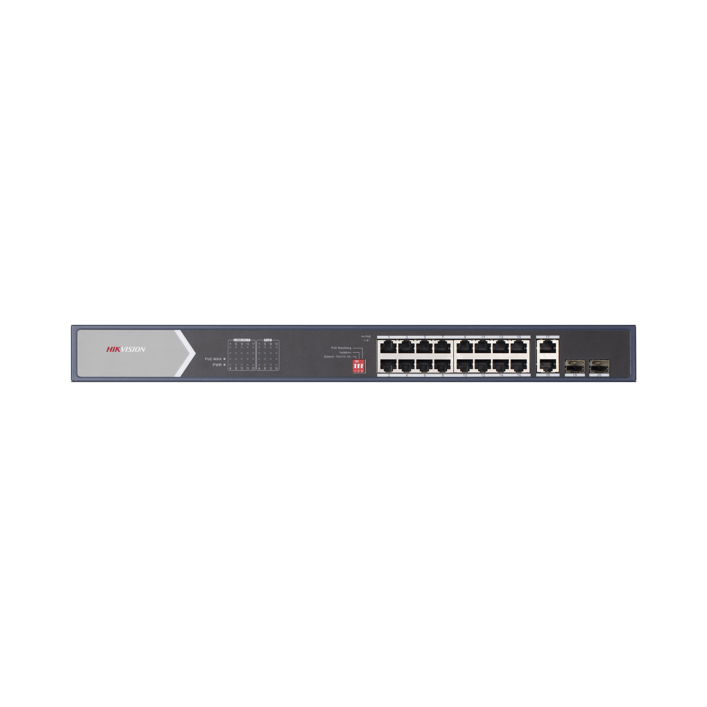 Switch Poe+ / 300 M Poe Larga Distancia / 12 Puertos Poe+ / 4 Puertos Poe++ / Bt (90 W) / 2 Puertos Sfp / 2 Puerto De Red Gigabit