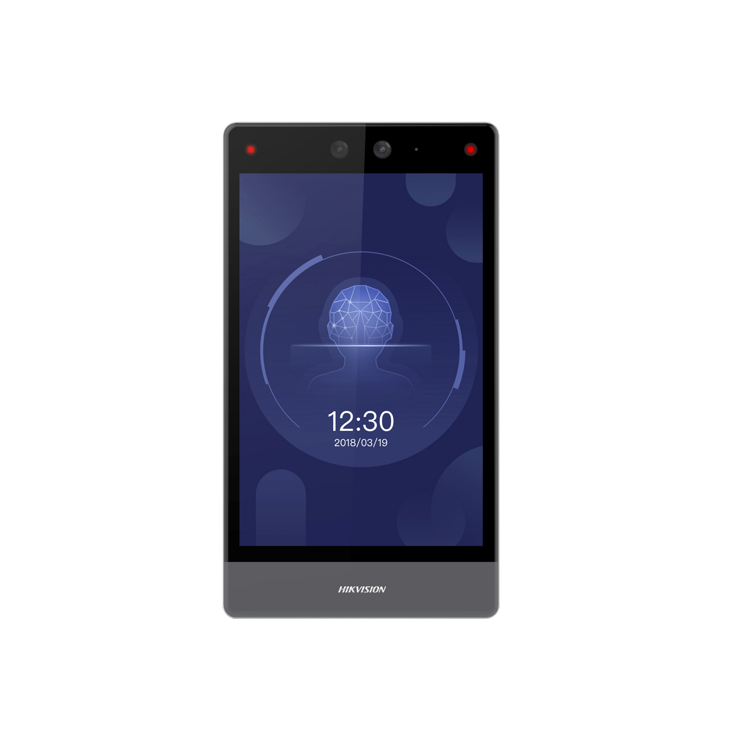 Terminal Facial De 8" Touchscreen / Delgada Y Estética / Exterior Ip65 / Poe / 100 Mil Usuarios / Función De Videoportero Y Lectura De Códigos Qr / Lectura De Tarjetas