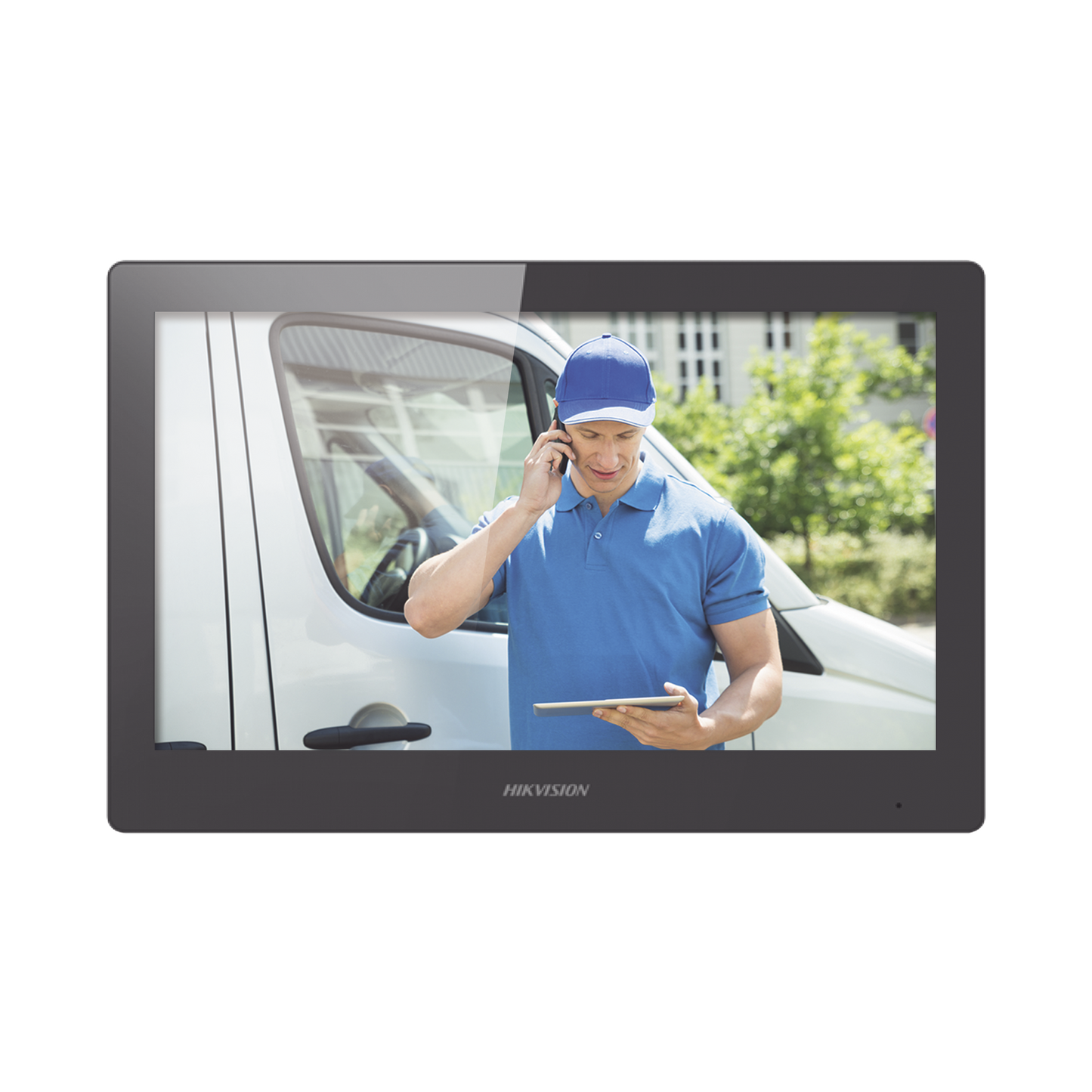 Monitor Touch Screen 10" Para Videoportero Ip / Estético / Video En Vivo / Wifi / Apertura Remota / Llamada Entre Monitores / Audio De Dos Vías / Policarbonato