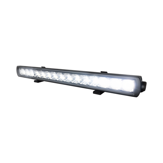 Barra LED color claro de una fila, 12-24 Vcc, 20 pulgadas de largo, 2175 lúmenes, Montaje Permanente