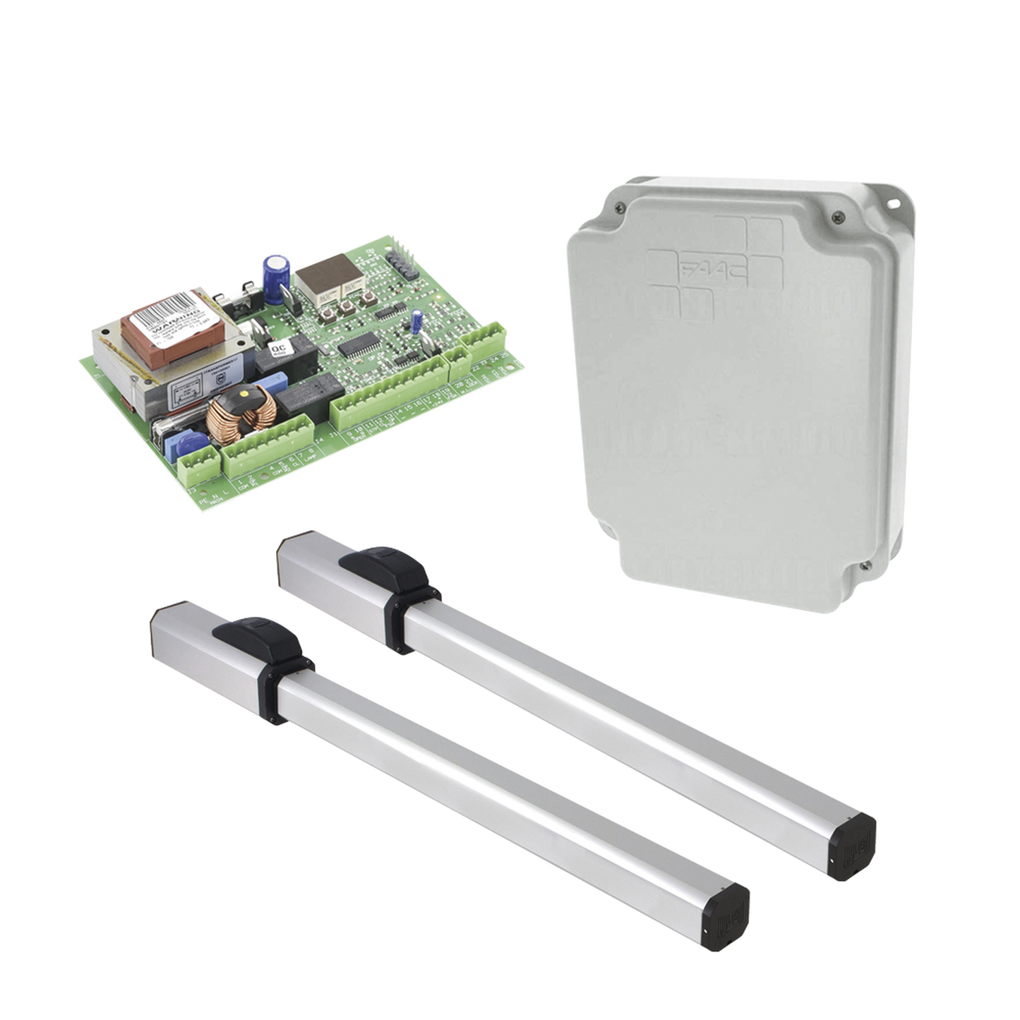 Kit De Operadores Hidráulicos Para Uso Continuo Faac 422 Cbac / Para Puertas De Hasta 1.8 Metros
