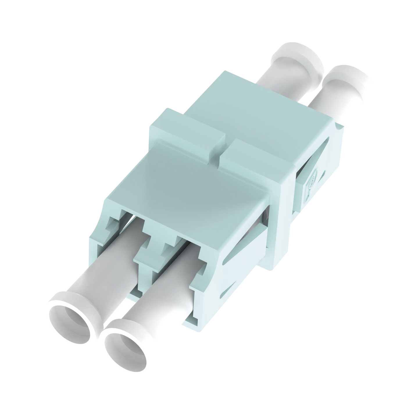 Módulo Acoplador Lc Duplex, Para Fibra Multimodo, Color Aqua