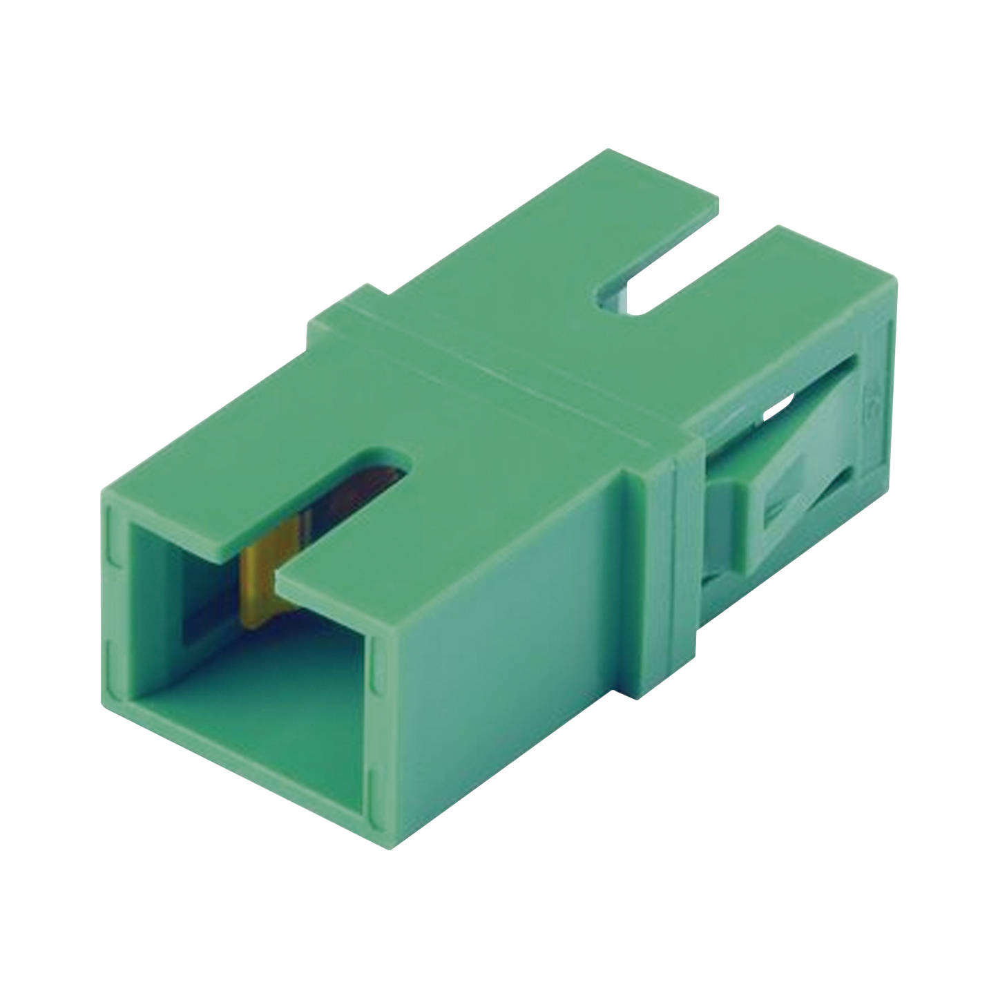 Módulo Acoplador Sc/Apc Simplex, Para Fibra Monomodo, Color Verde